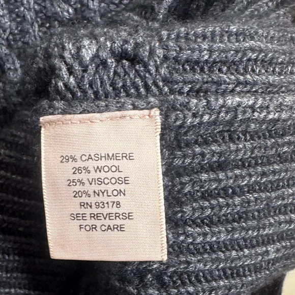 Philosophy charcoal grey Cable Knit Sweater - Picture 3 of 5